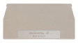 1957710000 End Plate, 65x1.5mm, Dark Beige
