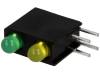 L-7104MD/1LG1LYD, LED; в корпусе; Кол-во диод:2; 3мм; THT; желтый/зеленый; 1-2мкд, Kingbright