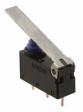 D2HW-A221D Micro switch 2 A Flat lever Snap-action switch 1 change-over (CO)