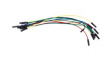 WJW012 Jumper Wires, Set of 10 Pieces, 1-Pin, Female to Female, AWG22