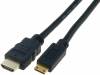 AK-330106-030-S, Кабель; HDMI 1.3; вилка mini HDMI, вилка HDMI; 3м; черный, ASSMANN
