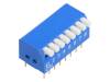 DP-08 Переключатель: DIP-SWITCH; Кол-во секций:8; ON-OFF; 0,05A/12ВDC