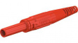 66.9155-22 In-Line Safety Socket \x1a4mm Red 32A 1kV Nickel-Plated