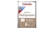 HDWG480EZSTA HDD, N300, 3.5", 8TB, SATA III