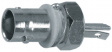 10HC047 Panel-mount female receptacle BNC insulated 50 Ohm, Female,