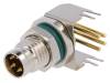 M8S-04PMMR-SF8001 Разъем: M8; "папа"; PIN:4; на плату, на панель, гайка спереди; 4А