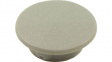 CL1736 Cover without line 19 mm grey CAP K9/10 GREY