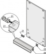 20809-292 Aluminium handle 28 TE