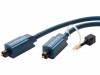 CLICK-C-70374 Кабель; Toslink вилка, с обеих сторон; 15м; синий