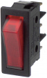 B116C1G000000 Rocker switch 1P 16 A 250 VAC