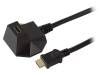 CH0041, Экстендер HDMI; гнездо HDMI, вилка HDMI; черный, LOGILINK