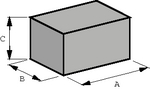 424.18, Shell case Upper component black Lower part silver 160 x 237 x 100 mm Aluminium, Teko