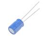 UBW1K220MPD Конденсатор: электролитический; THT; 22мкФ; 80ВDC; O8x11,5мм; ±20%
