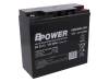BV 22-12, Аккум: свиноцово-кислотный; 12В; 22Ач; AGM; необслуживаемый; 116Вт, BPOWER
