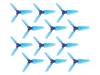 EMX-2120 CLEAR BLUE Пропеллер; синий; Кол-во шт: 12; Набор: 6x CW + 6x CCW; O: 3"; 1,25г