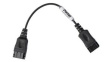 AXC-PLX Adapter for GN Plantronics Headsets, 1x QD - 1x QD