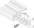 30845-197 Perforated Strip 28 TE