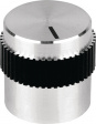 5615.4614 Rotary knob with line aluminium 15 mm