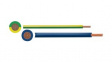 RND 475-00123 + RND 475-00121 [100 м] Stranded Wire Bundle, PVC, 1.5mm, Bare Copper, Blue, Green/Yellow, 100m