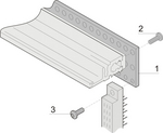 20822-048, Perforated rail PU=1 PAK, Schroff