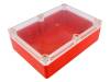 Z74H RED Корпус: универсальный; Х:126мм; Y:176мм; Z:57,4мм; ABS; красный