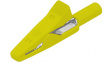 930 319-103 Crocodile clip diam. 2 mm yellow 30 VAC 60 VD