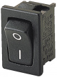 1808.2302 Rocker switch 1P 6 A 250 VAC