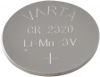 CR2320 Button cell battery,  Lithium Manganese Dioxide, 3 V, 135 mA