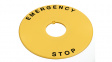 HWAV5-27 Nameplate Yellow
