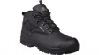 SAMYS3NO46 Full Grain Leather Waterproof Boots Size=46 Black