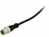7000-12001-6130500, Соединительный кабель; M12; PIN:3; прямой; 5м; вилка; 250ВAC; 4А, MURRELEKTRONIK