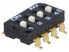 JS0204AP4-S Переключатель: движковый; Пол: 4; 0,025A/24ВDC; -20?70°C