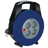 VARIO-LINE 1093230, Extension Cable Reels with Carrying Handle 10 m F (CEE 7/4), Brennenstuhl