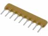 4609X-101-124LF, Резисторная сборка: X; 120кОм; Кол-во резисторов:8; THT; 200мВт, Bourns