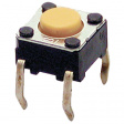 B3F-1070 Микропереключатель; 1; SPST-NO; 0,05A/24ВDC; THT; 0,98Н; 6x6мм