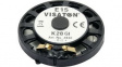 K 28 GI - 8 Ohm Miniature Speaker 28mm 8Ohm 1W 84dB Black / Grey