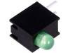 H30E-1GD, LED; в корпусе; Кол-во диод:1; 3мм; THT; зеленый; 20-30мкд; 80°, Lucky Light