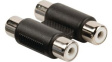 CAGB24952BK Stereo Audio Adapter 2x RCA Socket - 2x RCA Socket