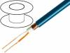 C260-BLUE Кабель: микрофонный; 2x0,25мм2; спирально экранированный; OFC