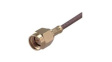 11 SMA-50-2-6/111 NE RF Connector, SMA, Beryllium Copper, Plug, Straight, 50Ohm, Solder Terminal, Crimp Terminal