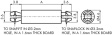 MSPM-4-01 Spacer plug-in 6.4 mm