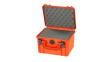 RND 600-00292 Watertight Case with Cubed Foam, 6.6l, 258x243x168mm, Polypropylene (PP), Orange