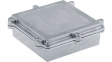 RND 455-00616 Sealed Metal Enclosure, Light Grey, 162 x 162 x 55 mm, Aluminium Alloy / ADC12,