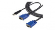 SVECONUS10 Ultra Thin KVM Adapter Cable VGA / USB, 3m