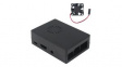 PIS-1124 Enclosure with Cooling Fan for Raspberry Pi, Black