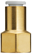 KQ2F12-04A, Straight plug-in connector Rc1/2-12.0 mm, SMC PNEUMATICS