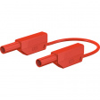 XVS-410/EVO 50cm rot/red Test lead diam. 4 mm red 50 cm CAT II CAT III