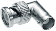 53 BNC-75-0-1/133 NE Right Angled Adapter, BNC Plug - BNC Socket, 75Ohm