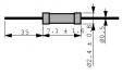 T1C-1K8FI Wirewound resistor 1.8 kOhm 1 W +- 1 %