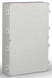 WPCP406013G Cubo W 400 x 600 x 132, с петлями и замками, серая крышка, PC, IP66
